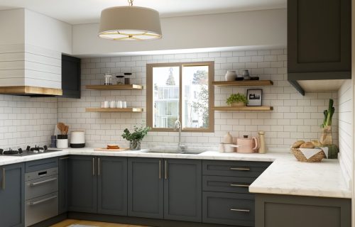 An example of kitchen flooring.
