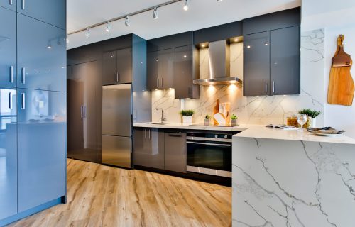 An example of a designed kitchen.